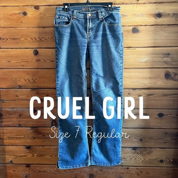Cruel Girl 7 Regular Slim Fit Jeans - Picture 1 of 13
